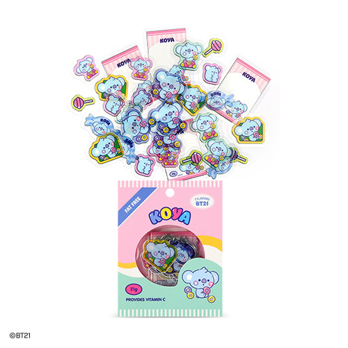 BT21 - Jelly Candy Flake Sticker Pack