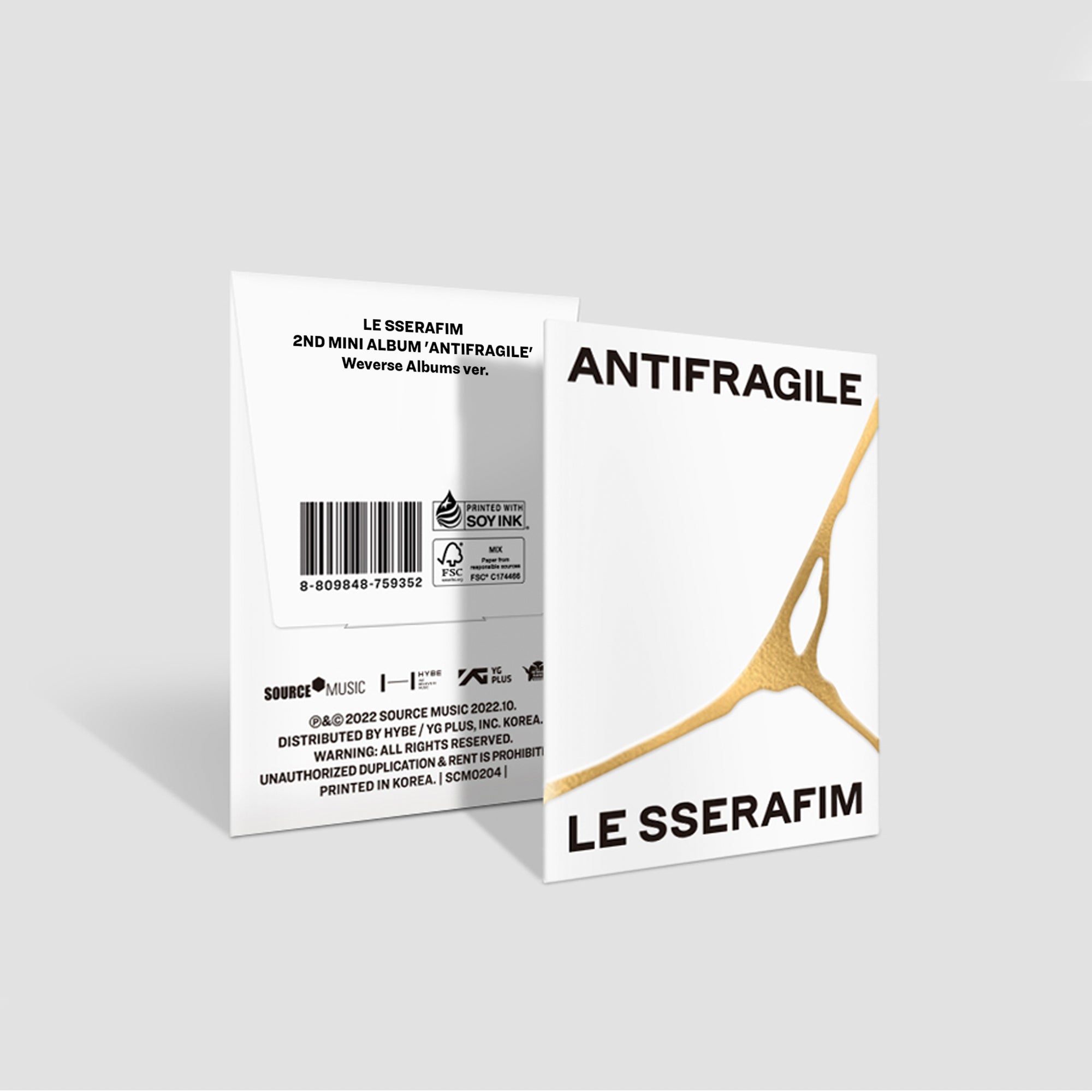 LE SSERAFIM - ANTIFRAGILE (Weverse Albums Ver.)