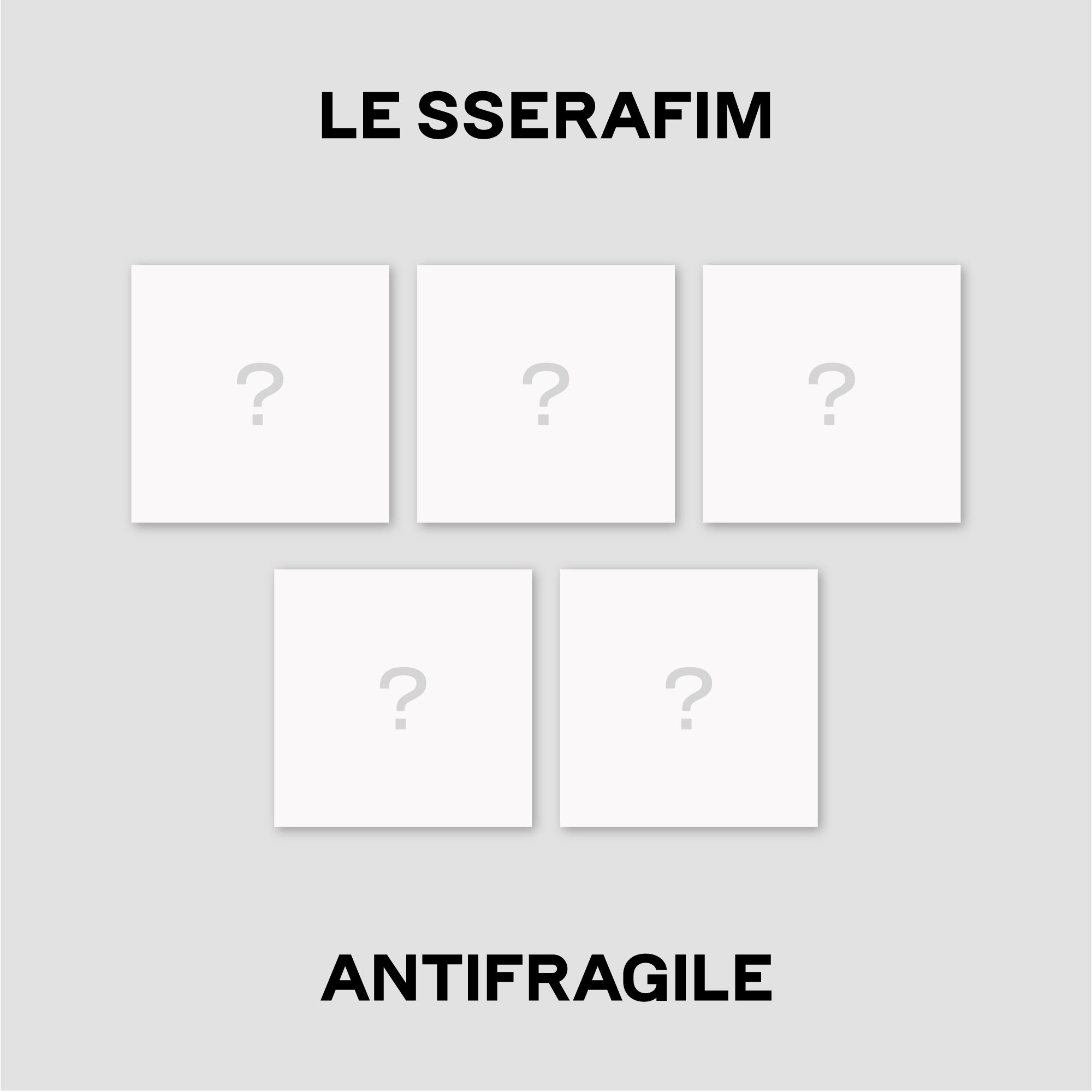 LE SSERAFIM - ANTIFRAGILE (COMPACT Ver.) (SET)
