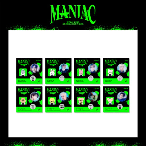 Stray Kids - 2ND WORLD TOUR 'MANIAC' SKZ x SKZOO - PIN BUTTON SET (HAN QUOKKA)